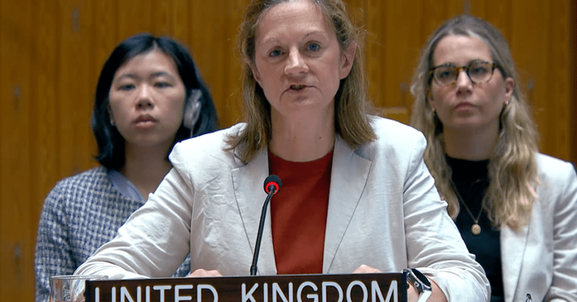 UK Statement at UN Security Council: Welcoming the Dissolution of Syrian Democratic Forces into Central Government Structures
