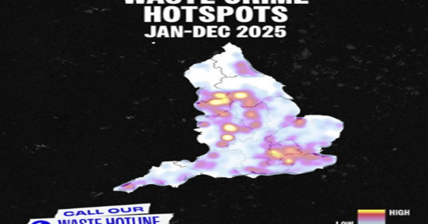 Heat Maps Uncover England’s Illegal Dumping Hotspots: Rogue Waste Gangs Revealed